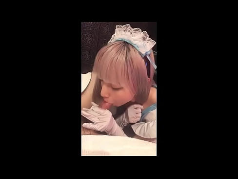 ❤️ Idol Japaneaidd [mayuka], gwisg morwyn Ffrengig, rhan 1, blowjob a jerk i ffwrdd gyda eli ❤️❌ Porno wrthon ni ️❤